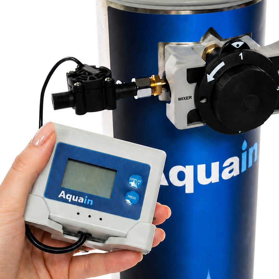 Aquain Durchflussmonitor für V1–V4 Wasserfiltersysteme