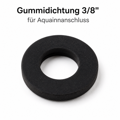 Schwarze Aquain Gummidichtung 3/8 Zoll für Aquain Anschlüsse